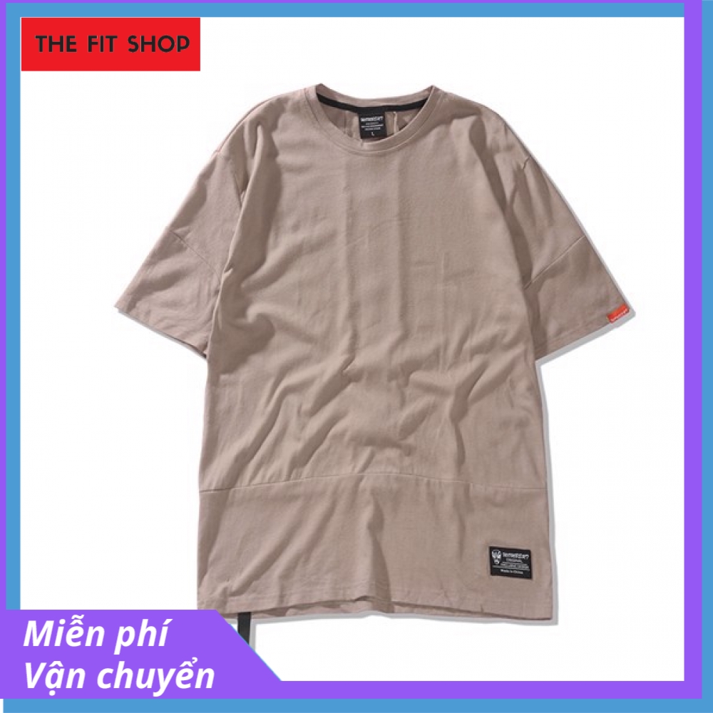 Áo thun T Shirt But Rather NÂU sọc lưng đen ATT210C