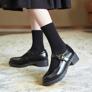 [8221] Giày Basic Mary Jane 4.5 - Giày da nữ vintage Li retro (giày da thật - genuine leather)