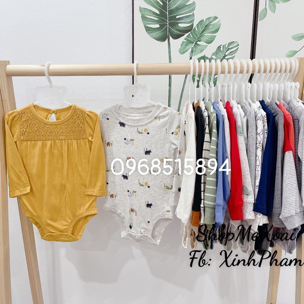 [SIZE 6M 5-7kg LINK 2] BODYCHIP CARTER, BODYCHIP DÀI TAY MIX HIỆU CHO BÉ