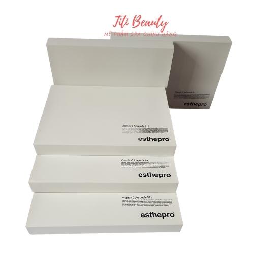 Tế bào gốc Vitamin C Ampoule 511 Esthepro  dưỡng da trắng sáng mịn chống lão hóa giảm nếp nhăn