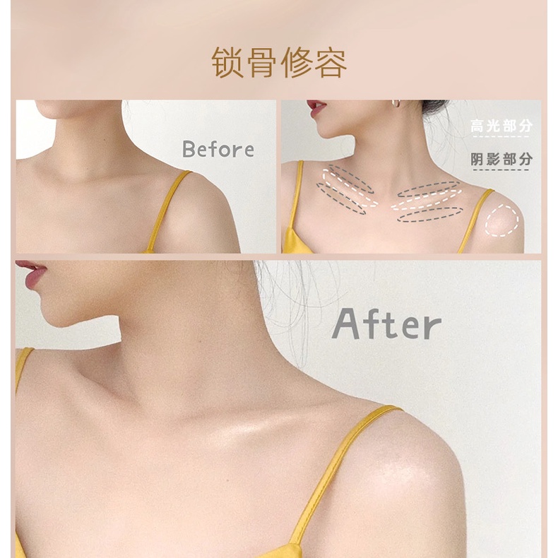 Phấn Bắt Sáng Minshzee Tông Lì Làm Sáng Da mỹ phẩm nội địa trung