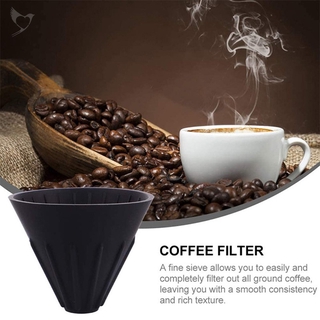 [d] 3pcs Silicone Coffee Dripper Filter Cone Manual Home Indoor Outdoor Portable Coffee Filter with 1pcs Base