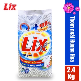 Bột giặt lix extra hương hoa 2.4kg eb247