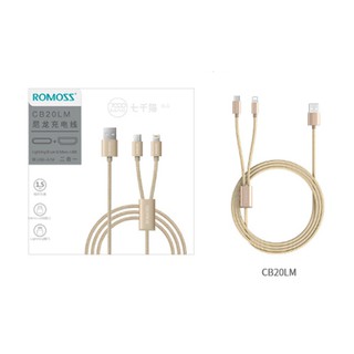 Cáp Sạc 2 Trong 1 Cho iPhone Và Android - Dài 1.5m