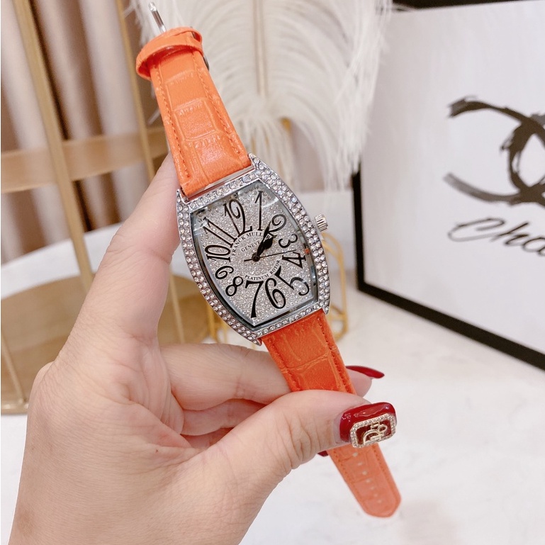 đồng hồ thời trang nữ đeo tay Franck muller full đá dây da cao cấp dễ thương chống nước chống xước khi sử dụng | BigBuy360 - bigbuy360.vn