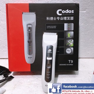 Tông đơ cắt tóc chuyên nghiệp codos t9