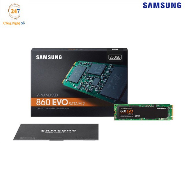 Ổ cứng SSD Samsung 860 EVO 250GB M.2 2280 MZ-N6E250BW Công Nghệ Số 247