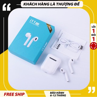 Tai nghe bluetooth i11 TWS cảm biến vân tay công nghệ 5.0 D15