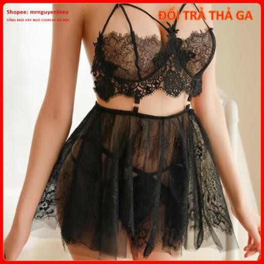 Váy ngủ 2 dây ren Quảng châu hở lưng gợi cảm cosplay sexy -  - Hà Nội  - QUIN BEE | BigBuy360 - bigbuy360.vn
