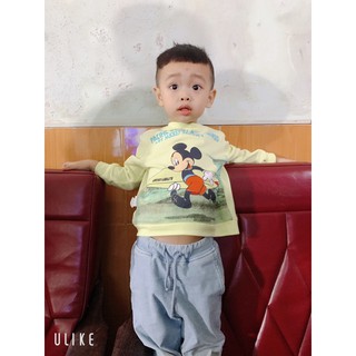 Áo nỉ da cá Mickey cho bé