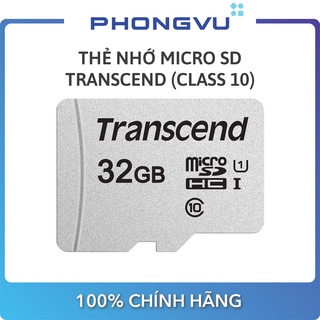 Mua Thẻ nhớ Micro SD Transcend 32GB (Class 10) - Bảo hành 12 tháng