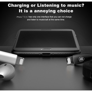 Jack Chia Cổng Lightning 1 Thành 2 Baseus L37