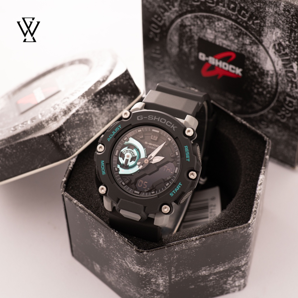 Đồng Hồ Quartz Nam Casio G-Shock WATCHSTORE GA-2200M-1ADR, Mặt Kính Khoáng 47mm, Dây Cao Su, Vỏ Nhựa Cao Cấp