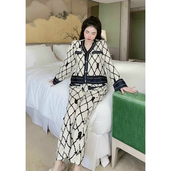 ĐỒ BỘ PIJAMA VẢI MANGO HÀNG THIÊT KẾ