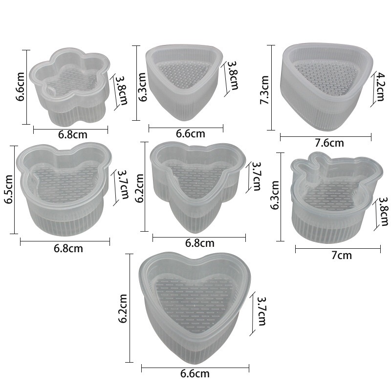 Khuôn bento, khuôn tạo hình ( tặng vá múc cơm)