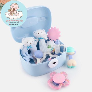 [Mẫu mới nhất năm 2020] [Full 9 chi tiết] Gặm nướu kèm xúc xắc cho bé - Thương hiệu Goryeo Baby - Hàn Quốc