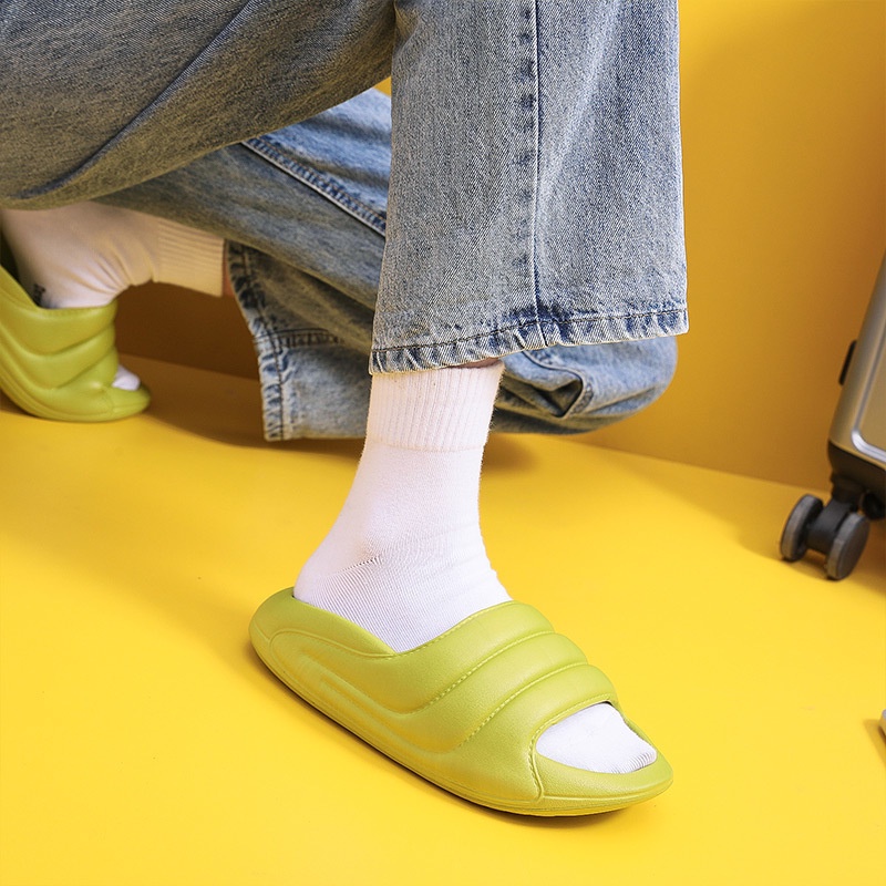 Dép quai ngang đế cao nam nữ siêu đep, dép bánh mì đế cao nam nữ siêu đẹp 2022 OBEE QUEEN