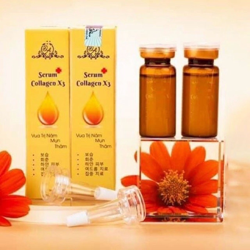 Serum Collagen X3 xóa thâm nám căng bóng da Mỹ Phẩm Đông Anh Cty Chính Hãng 100%