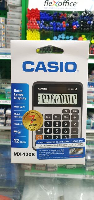 KHUYẾN MẠI Máy tính casio MX-120B. [SẢN PHẨM CHẤT LƯỢNG ] | BigBuy360 - bigbuy360.vn