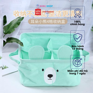 Hộp đựng đồ đa năng vuông 4 ngăn