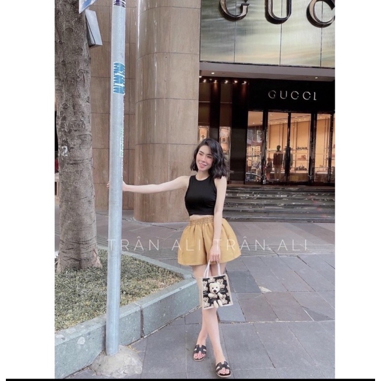 Quần short tacta phồng nhiều màu siêu hot