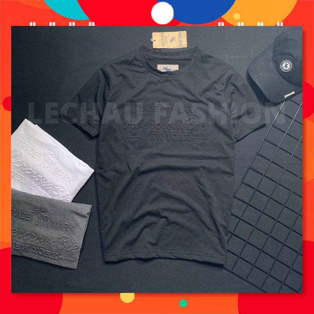 Áo thun nam tay ngắn LECHAU AA1 vải xuất khẩu mềm mịn | BigBuy360 - bigbuy360.vn