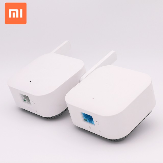 Bộ Kích Sóng Wifi 2 in1 XIAOMI có cổng LAN Homeplug Powerline Adaptor phát xuyên tường mạng siêu khoẻ | BigBuy360 - bigbuy360.vn