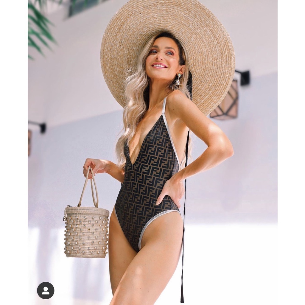 Mới Đồ Bơi Một Mảnh Màu Nâu Lycra® Áo Tắm