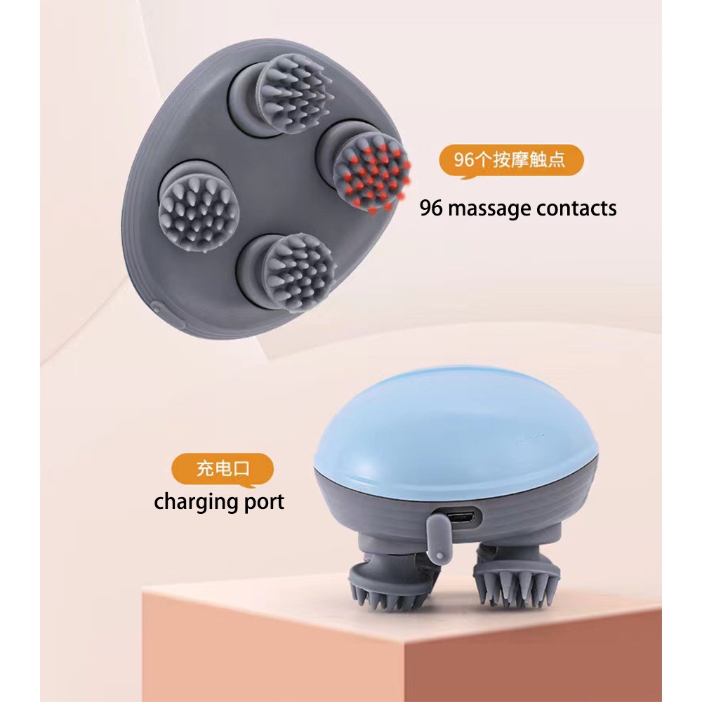 Máy mát xa đầu/ cổ SALORIE chống thấm nước hỗ trợ thư giãn