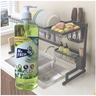 Nước rửa chén đậm đặc van nhấn Mr Fresh 800ml (Đào, Cam, Trà Xanh, Quế)