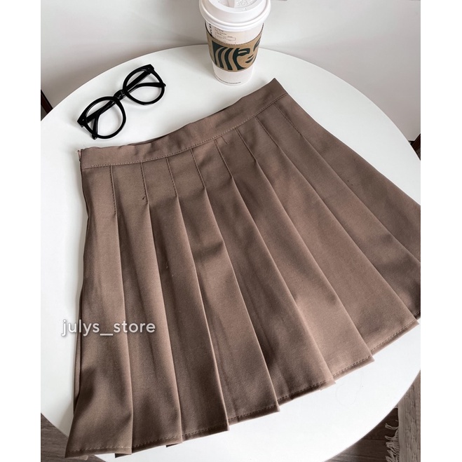 Chân váy mini skirt xếp li (ảnh thật shop chụp kèm video)