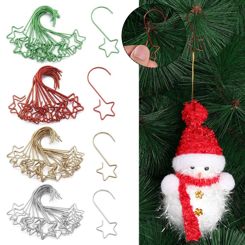 Set 20 Móc Treo Đồ Trang Trí Giáng Sinh|Giá Đỡ Đèn Treo Cây Thông Noel