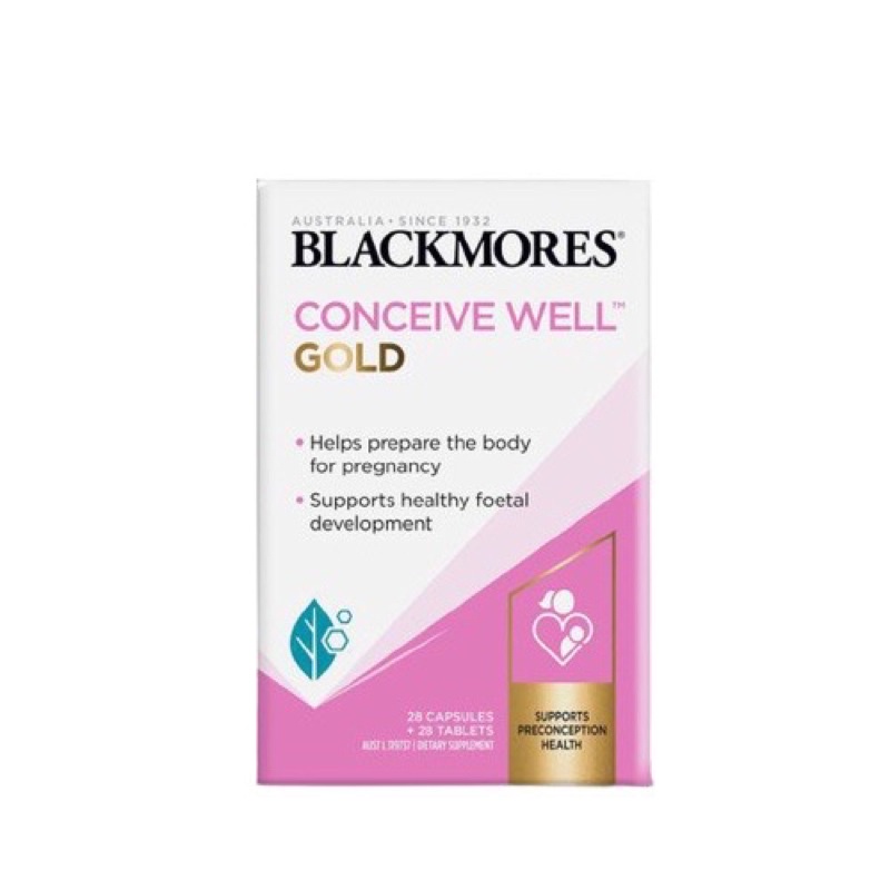 Viên uống Blackmores Conceive Well Gold - Blackmore tăng khả năng thụ thai 56v