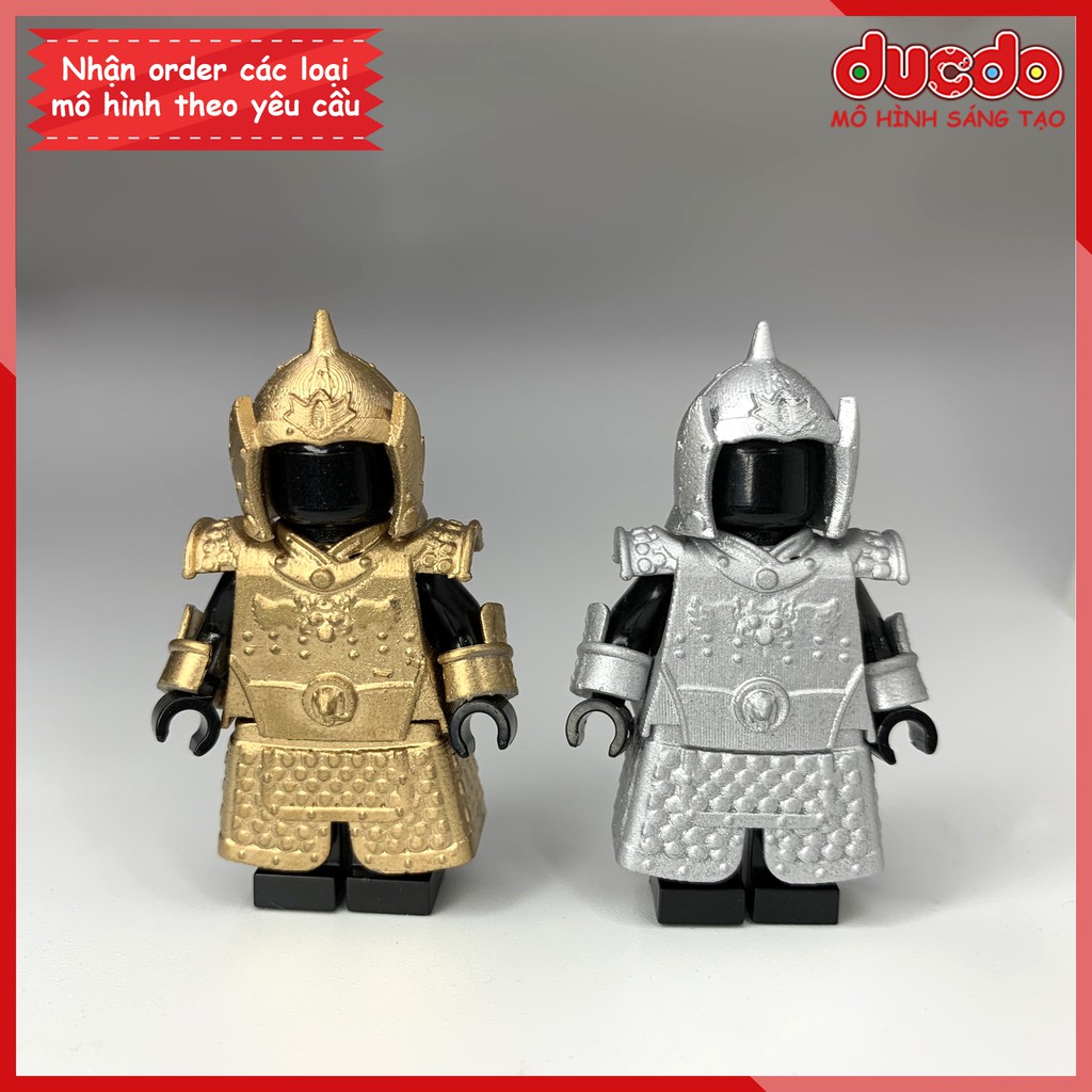 Phụ kiện custom áo giáp mũ in 3D sơn máy tuyệt đẹp - Đồ chơi Lắp ghép Mini Minifigures Army Mô hình MOC Ninjago