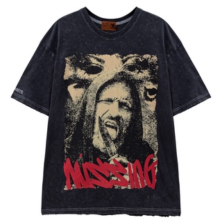 Áo thun bad habits missing wash tay lửng, tee local brand bad rabbit hình ông già full tag form rộng sato shop unisex
