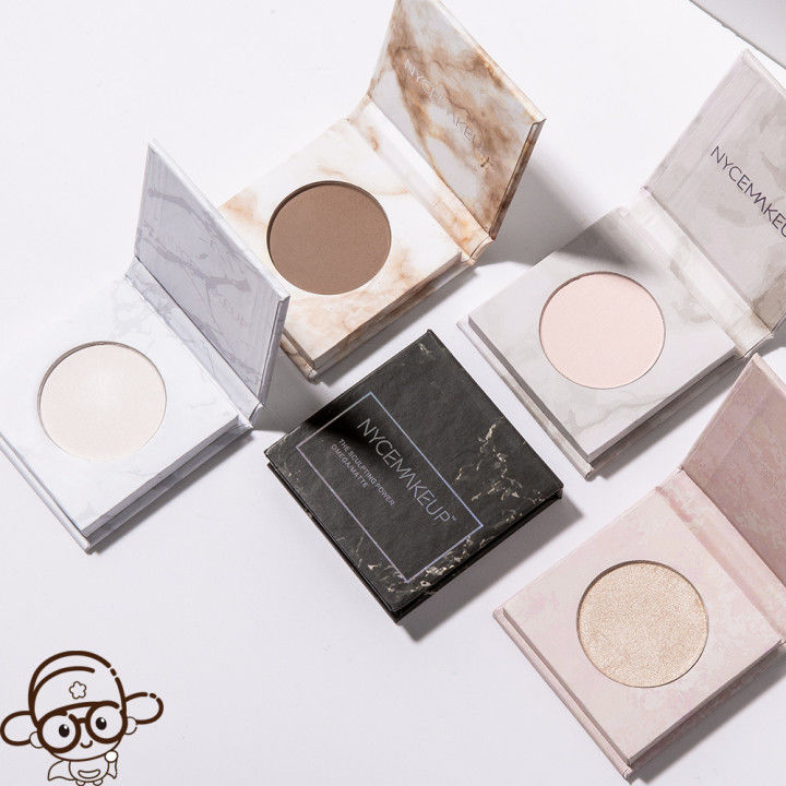 Nycemakeup Phấn mắt trang điểm bắt sáng và cải thiện tông màu xám nâu xám Omega phẳng cho mũi hộp ba trong một | BigBuy360 - bigbuy360.vn