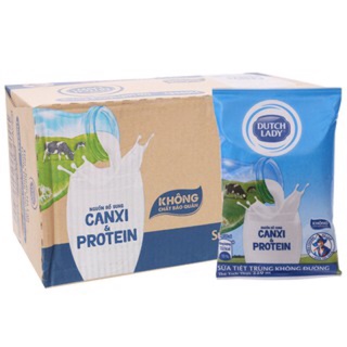 Thùng 48 bịch sữa tươi cô gái hà lan 180ml date 8/24