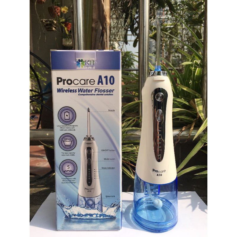 Máy tăm nước Procare A10 - Sản phẩm được các nha sĩ khuyên dùng Bảo hành 12 tháng