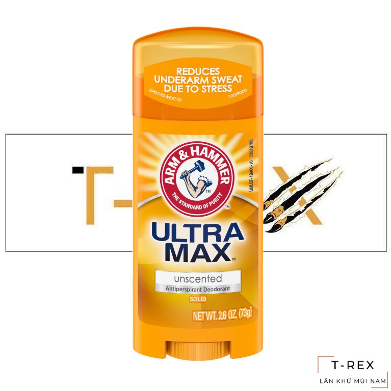 [HÀNG AUTH] Lăn Sáp Khử Mùi ARM &amp; HAMMER UNSCENTED ( Không Mùi )