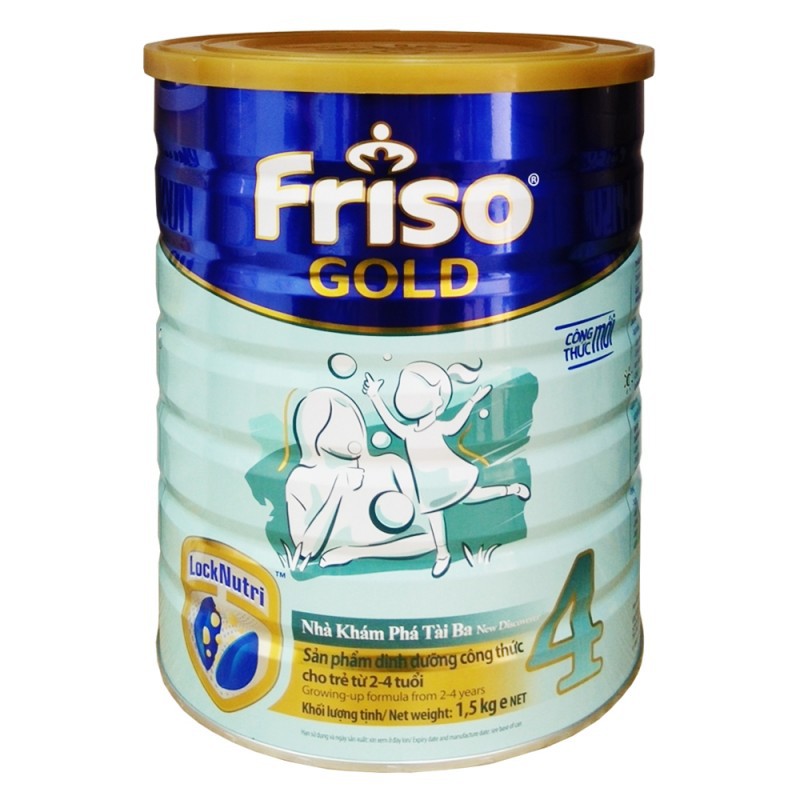 Sữa bột Friso Gold 4 vani hộp 1,5Kg (Tặng balo)