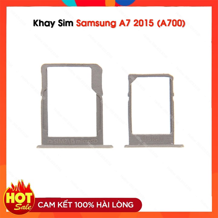 Khay Đựng Sim Samsung A700 / A7 2015 Zin Bóc Máy