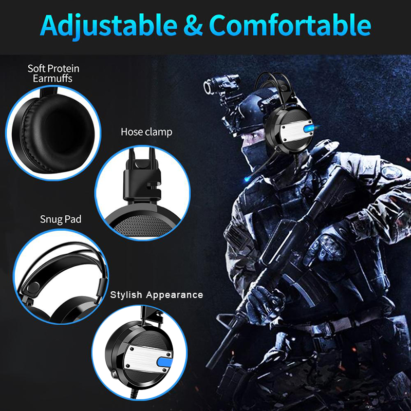 Tai Nghe Chụp Tai Chơi Game Có Mic Chất Lượng Cao