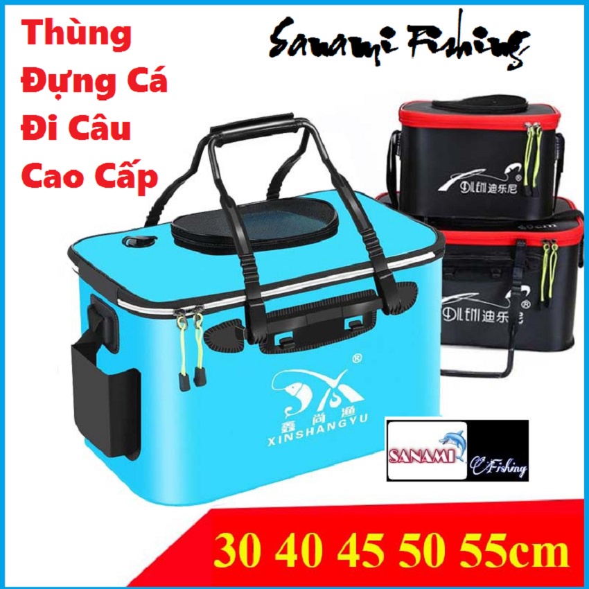 Thùng Đựng Cá Đi Câu  Cao Cấp Đa Năng [HÀNG CHẤT LƯỢNG CAO] - Sanami Fishing