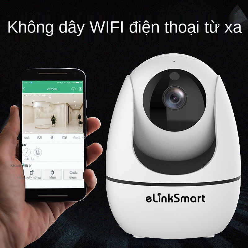 ►☈™Mạng camera giám sát không dây HD điện thoại di động gia đình điều khiển từ xa wifi camera quan sát ban đêm camera 36