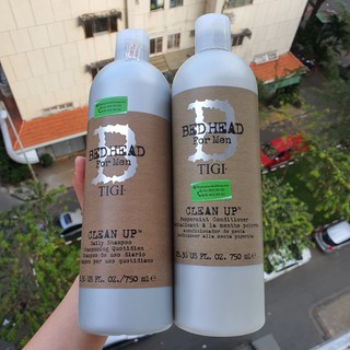 DẦU GỘI TIGI BED HEAD HƯƠNG BẠC HÀ CLEAN UP 750ML*2