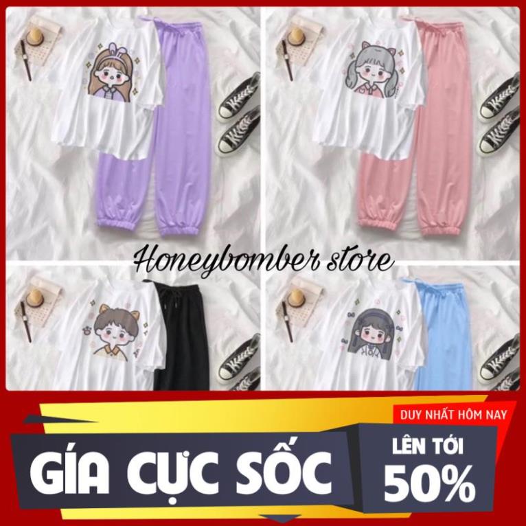 🔥FREESHIP🔥Set đồ áo dễ thương + quần bom hót ཾ
