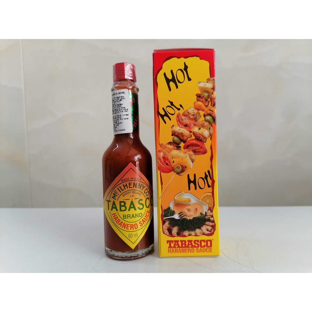 [60ml – Habanero] Xốt ớt đỏ [USA] TABASCO Habanero Sauce (anm-hk)