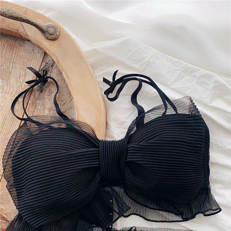 áo bra nơ dập ly kèm mút xinh xỉu