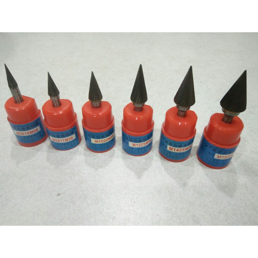 Đầu mài - Mũi doa hợp kim cán 6 - M06 , M08 , M10 , M12 , M14 , M16