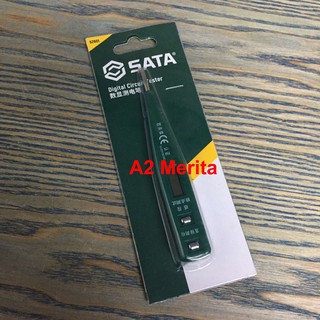 Bút thử điện điện tử 130mm- Sata 62601